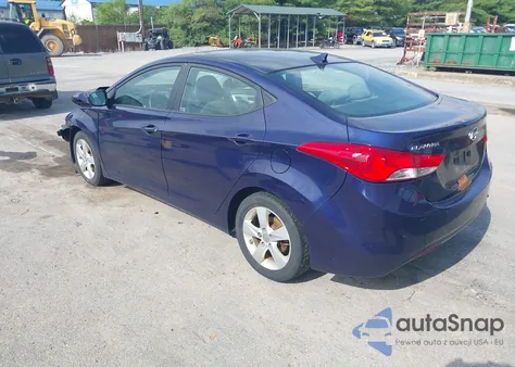2013 Hyundai Elantra Gls from USA, damaged, VIN 5NPDH4AE5DH446875